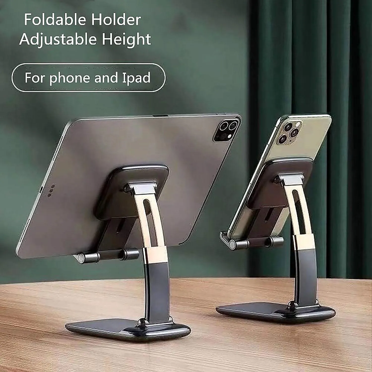 1286A Phone Holder for Table, Foldable Universal Mobile Stand for Desk