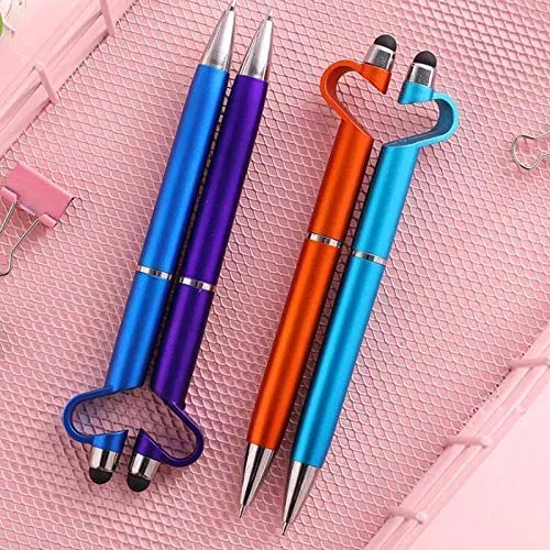 1594 3 in 1 Ballpoint Function Stylus Pen with Mobile Stand