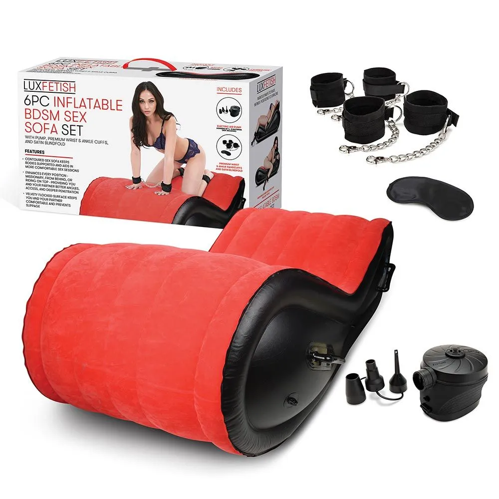 6-Piece Inflatable BDSM Sex Sofa Set