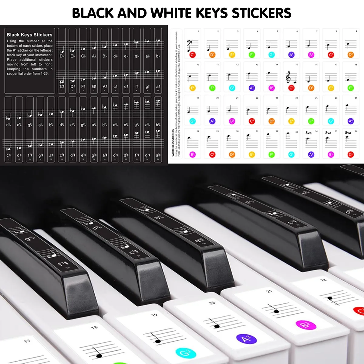 61-Key Electronic Keyboard Piano, 255 Rhythms, Stand, Black