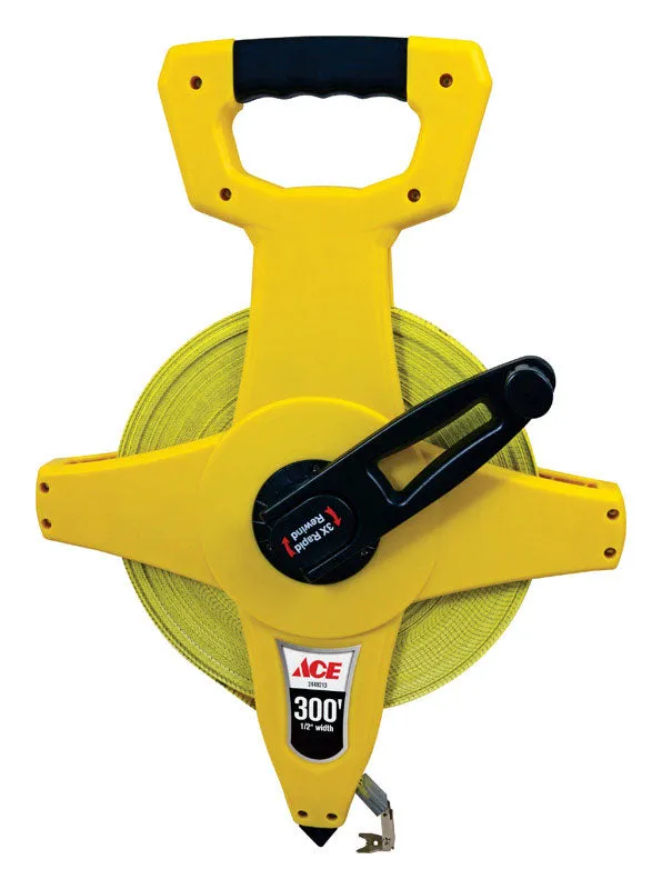 Ace 300 ft. L X 0.5 in. W Fiberglass Long Tape Measure 1 pk