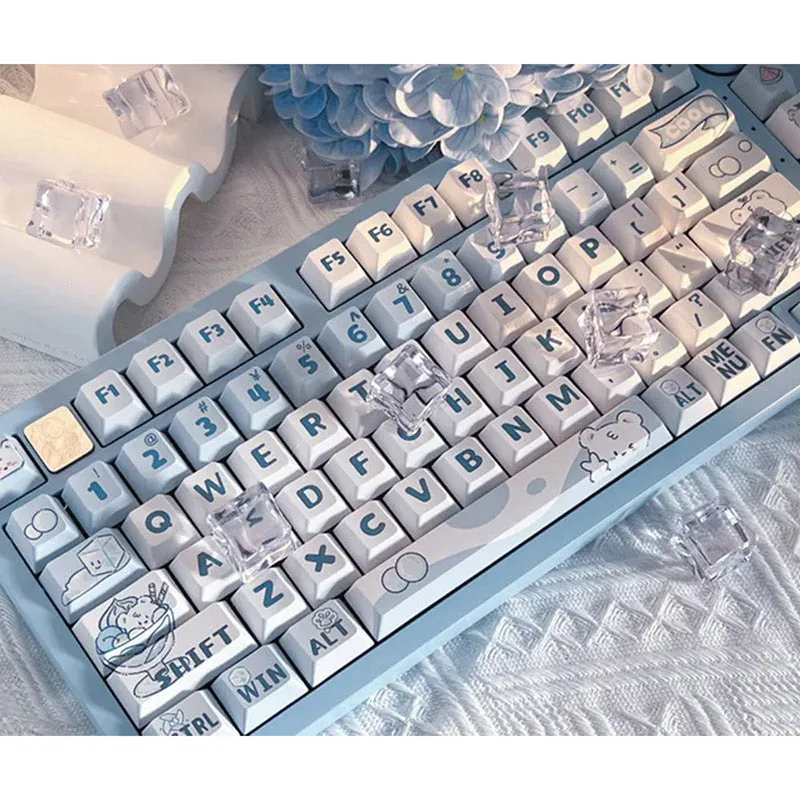 ACGAM Ice Bear Keycap Set Cherry Profile 137 Keys