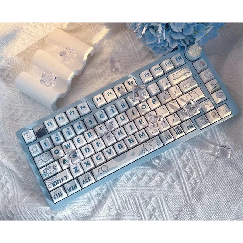 ACGAM Ice Bear Keycap Set Cherry Profile 137 Keys