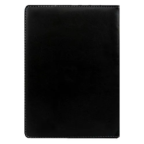 Acm Rotating Leather Flip Case For Micromax Canvas Tab P681 Tablet Cover Stand Black (FREE Acm Wallet Included)