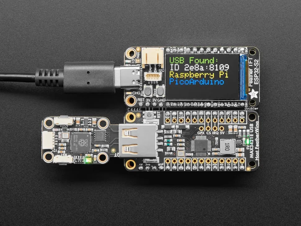 Adafruit USB Host FeatherWing with MAX3421E