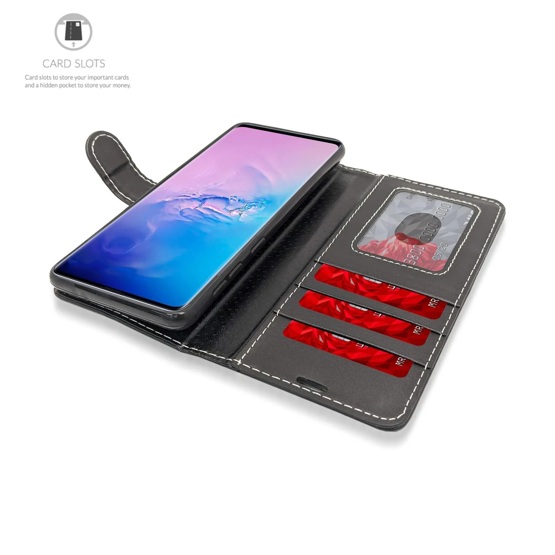 Alcatel 5V (2019) Flip Folio Book Wallet Case