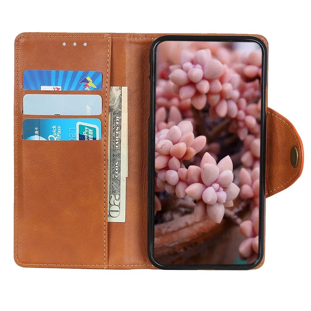 Alpha Samsung Galaxy M52 5G flip case - Brown