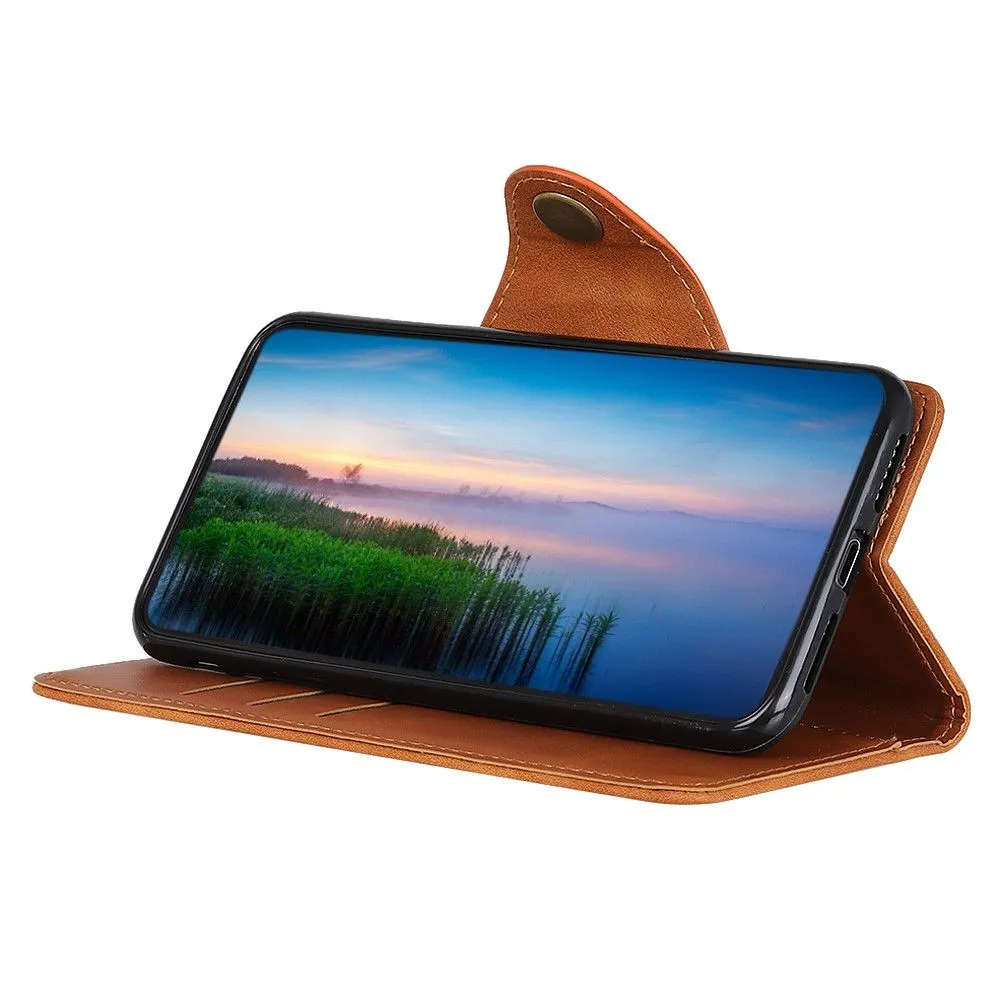 Alpha Samsung Galaxy M52 5G flip case - Brown