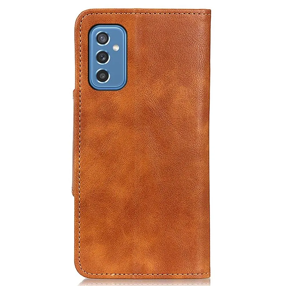 Alpha Samsung Galaxy M52 5G flip case - Brown