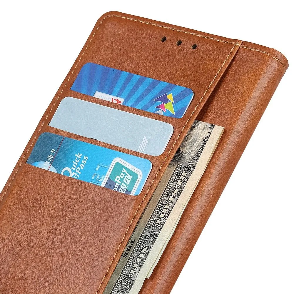 Alpha Samsung Galaxy M52 5G flip case - Brown