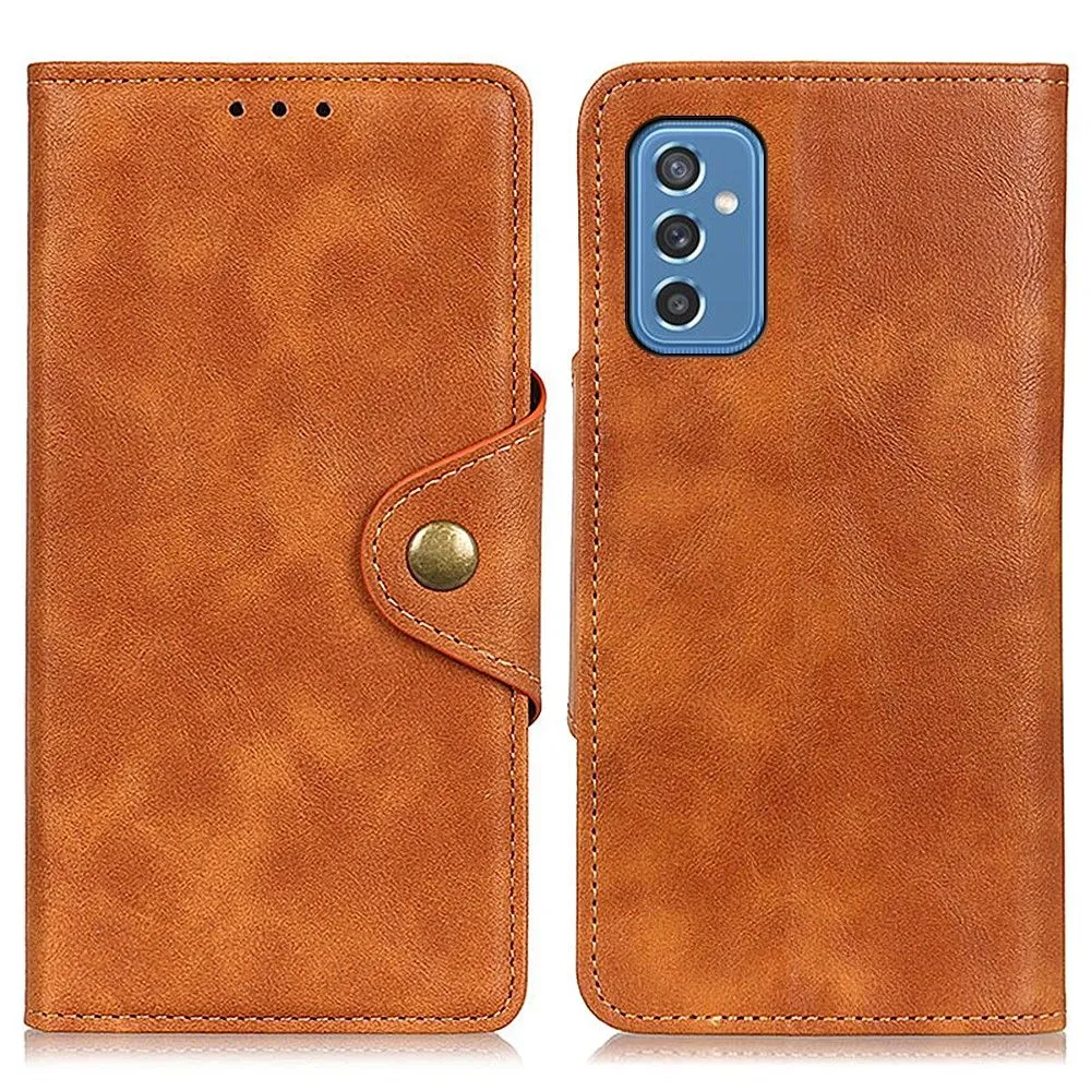 Alpha Samsung Galaxy M52 5G flip case - Brown