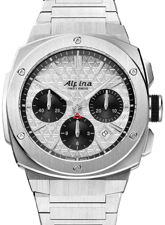 Alpiner Extreme Chronograph Automatic Silver - Bracelet Ref. AL-730SB4AE6B