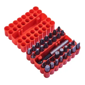 Amtech 33 Piece Power Bit Set Chrome