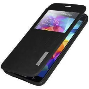 Amzer Flip Case with Swipe Window - Black