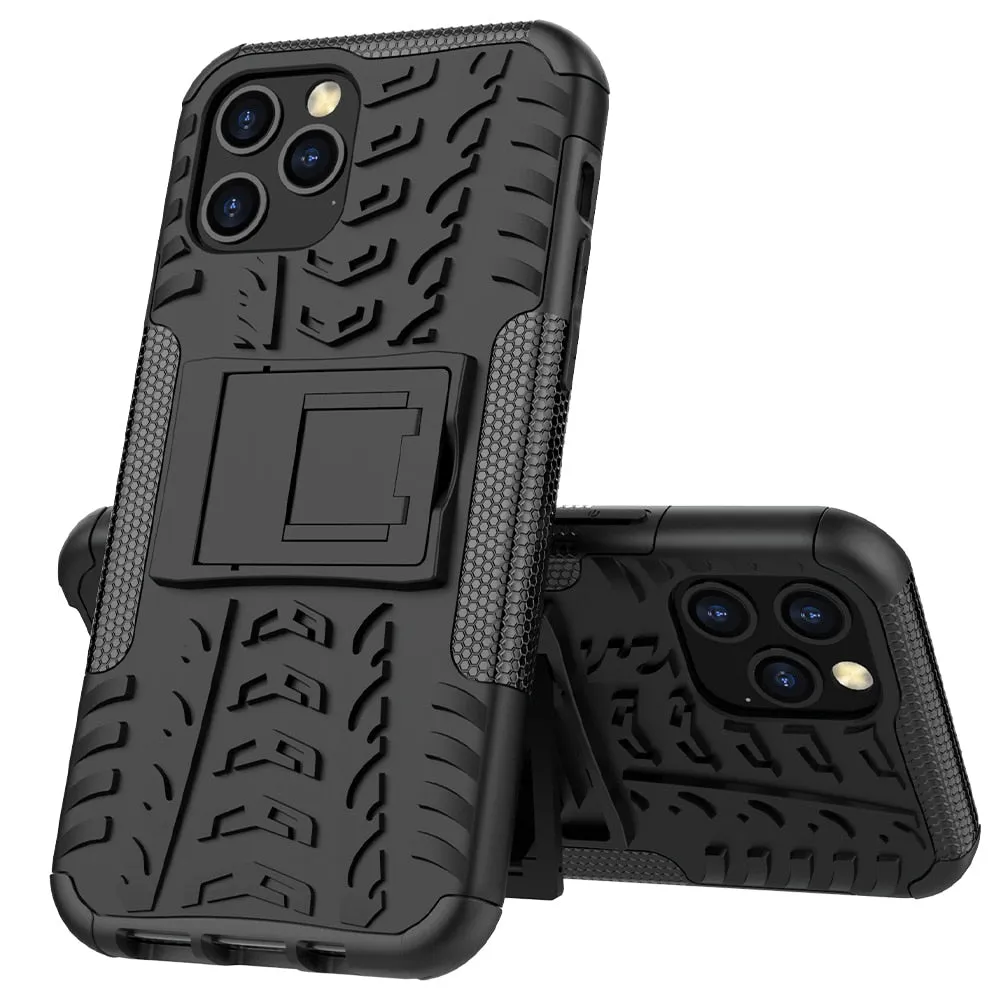 Anti-knock Heavy Duty Armor Silicone Phone Bumper Case For Cover iPhone 12 Mini Case 11 Pro Max SE 2020 SE2 6 6S 7 8 Plus XR XS