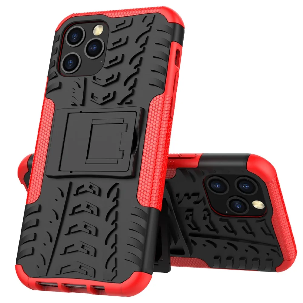 Anti-knock Heavy Duty Armor Silicone Phone Bumper Case For Cover iPhone 12 Mini Case 11 Pro Max SE 2020 SE2 6 6S 7 8 Plus XR XS