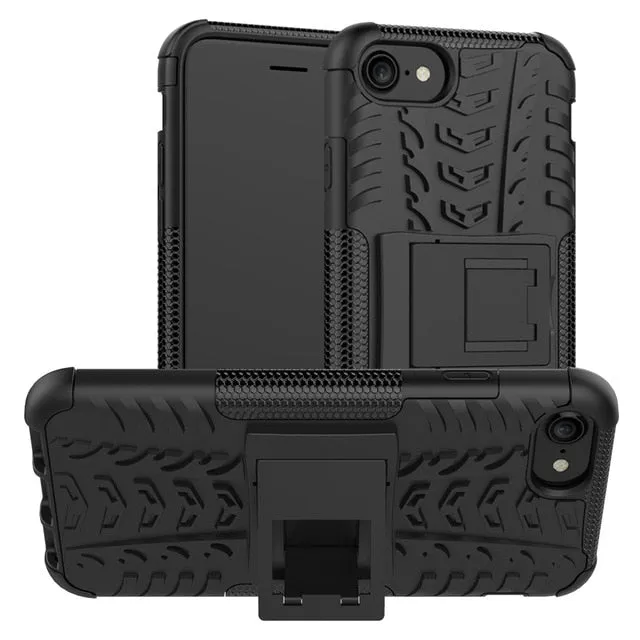 Anti-knock Heavy Duty Armor Silicone Phone Bumper Case For Cover iPhone 12 Mini Case 11 Pro Max SE 2020 SE2 6 6S 7 8 Plus XR XS