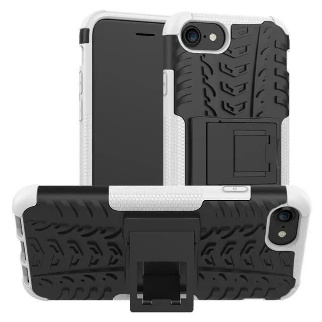 Anti-knock Heavy Duty Armor Silicone Phone Bumper Case For Cover iPhone 12 Mini Case 11 Pro Max SE 2020 SE2 6 6S 7 8 Plus XR XS