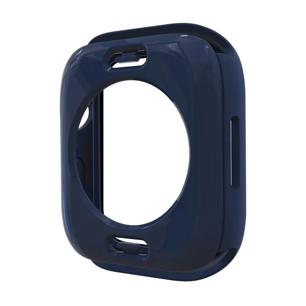 Apple Watch (41mm) elegant cover with built-in tempered glass - Dark Blue