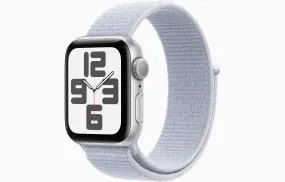 Apple Watch SE GPS 40Mm, Silver Aluminium Case with Blue Cloud