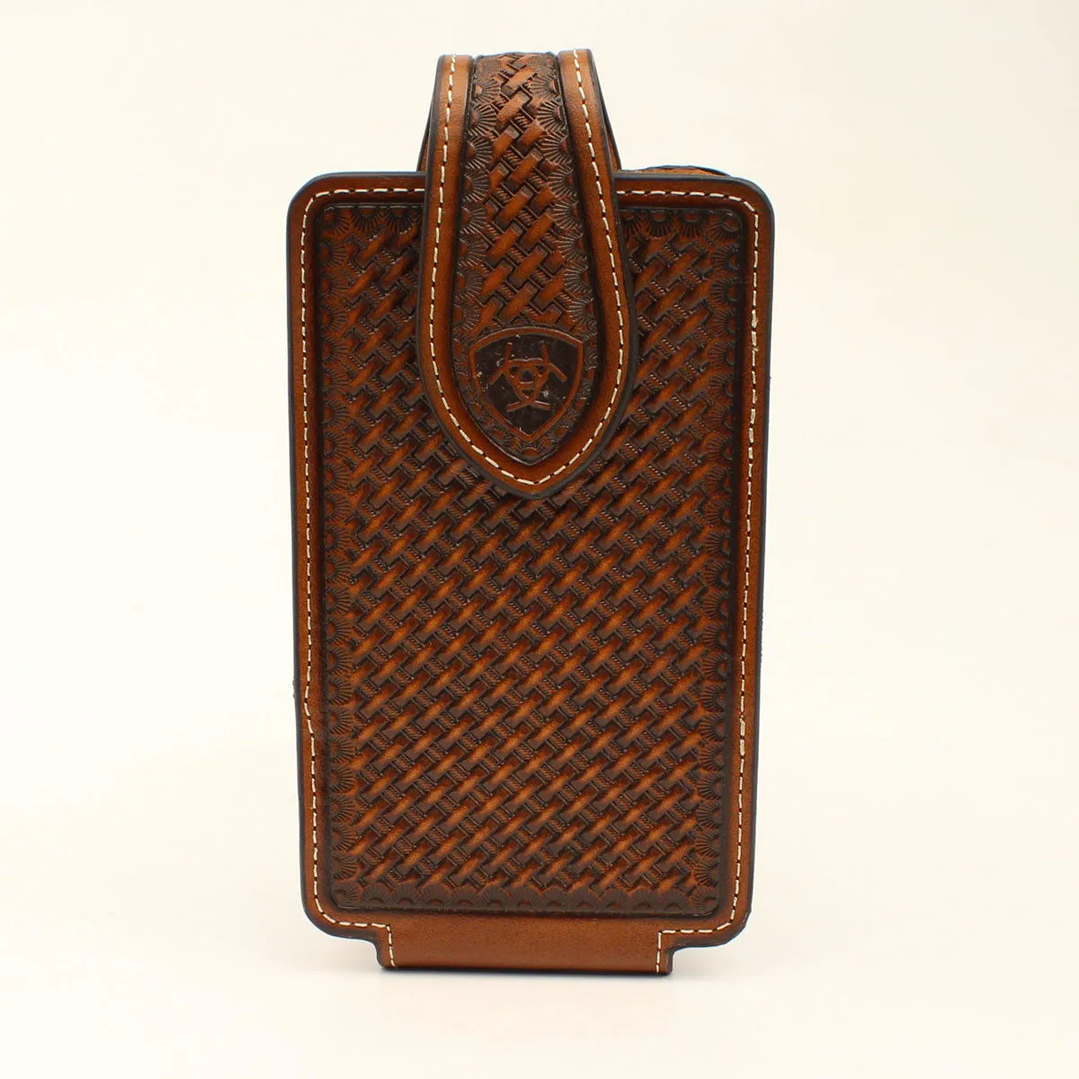 Ariat Basketweave Brown Phone Case