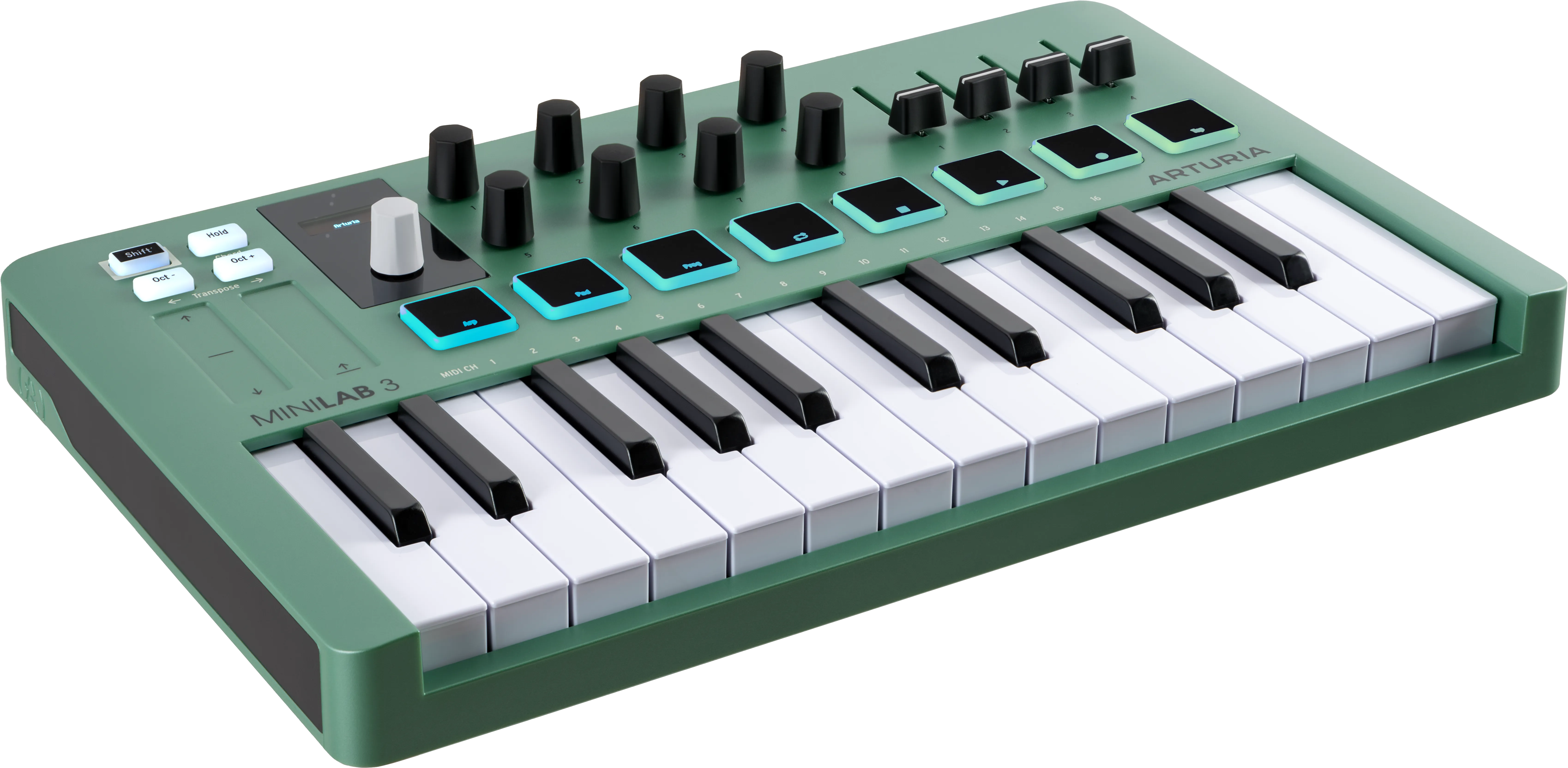 Arturia MINILAB 3 Limited Edition Compact MIDI Controller (Mint Green)