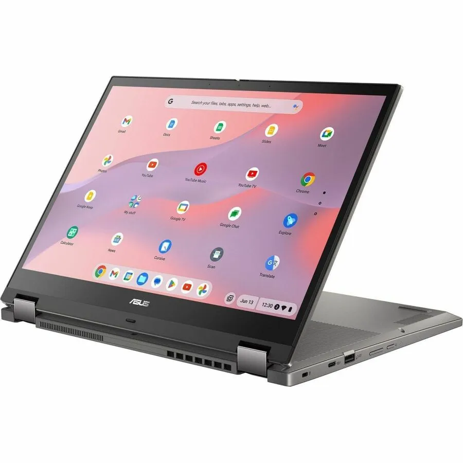 Asus Chromebook Vibe CX34 Flip CX3401 CX3401FBA-YZ388T-S 14" Touchscreen Convertible 2 in 1 Chromebook - WUXGA - Intel Core i3 12th Gen i3-1215U - 8 GB - 128 GB SSD - Zinc