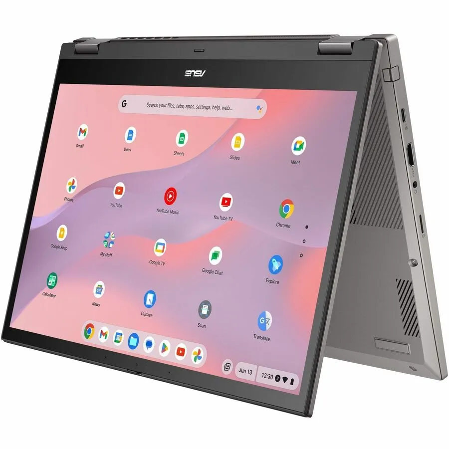 Asus Chromebook Vibe CX34 Flip CX3401 CX3401FBA-YZ388T-S 14" Touchscreen Convertible 2 in 1 Chromebook - WUXGA - Intel Core i3 12th Gen i3-1215U - 8 GB - 128 GB SSD - Zinc