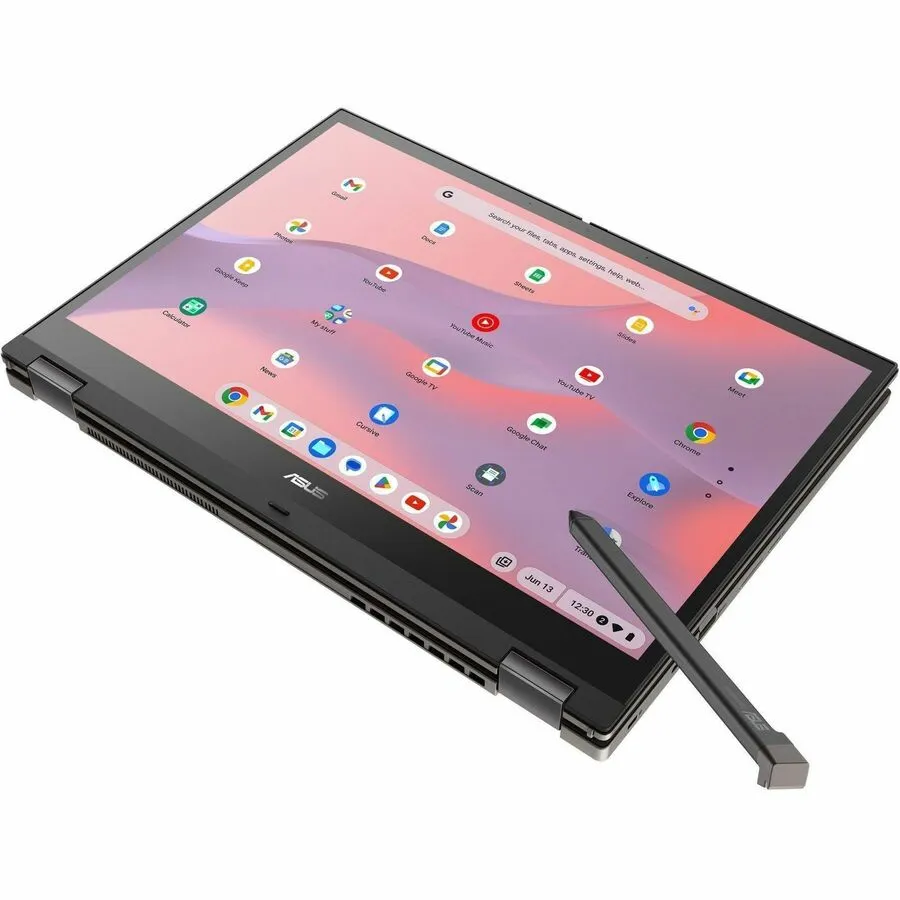 Asus Chromebook Vibe CX34 Flip CX3401 CX3401FBA-YZ388T-S 14" Touchscreen Convertible 2 in 1 Chromebook - WUXGA - Intel Core i3 12th Gen i3-1215U - 8 GB - 128 GB SSD - Zinc