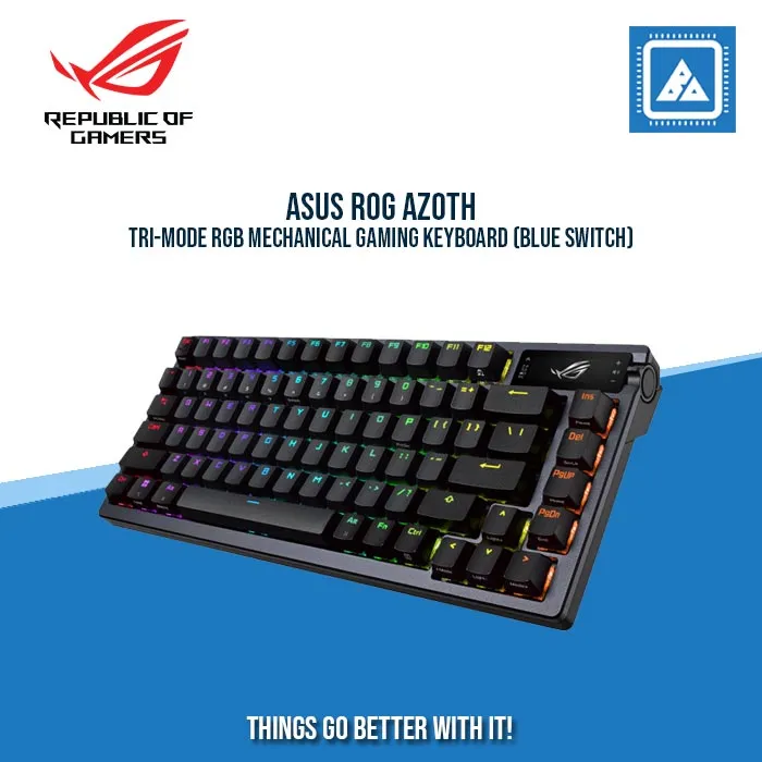 ASUS ROG AZOTH TRI-MODE RGB MECHANICAL GAMING KEYBOARD