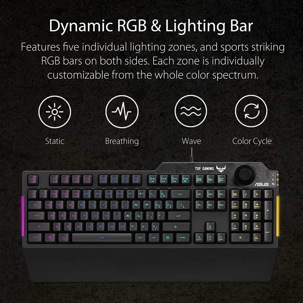 Asus TUF Gaming K1 Wired RGB Mechanical Keyboard