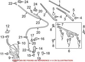 Audi Windshield Wiper Motor 8U1955023