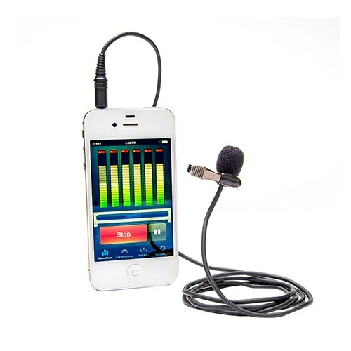 Azden i-Coustics EX-503i Studio Pro Omni-Directional Lapel Microphone for Smartphones & Tablets