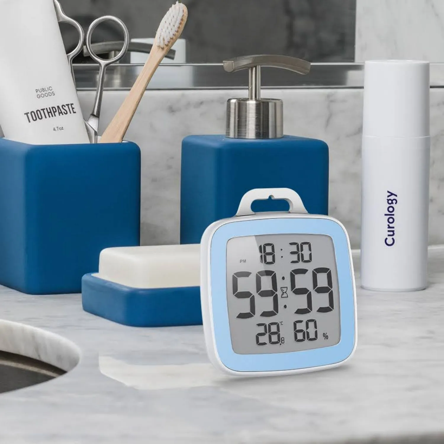 BALDR Digital Shower Clock with Timer