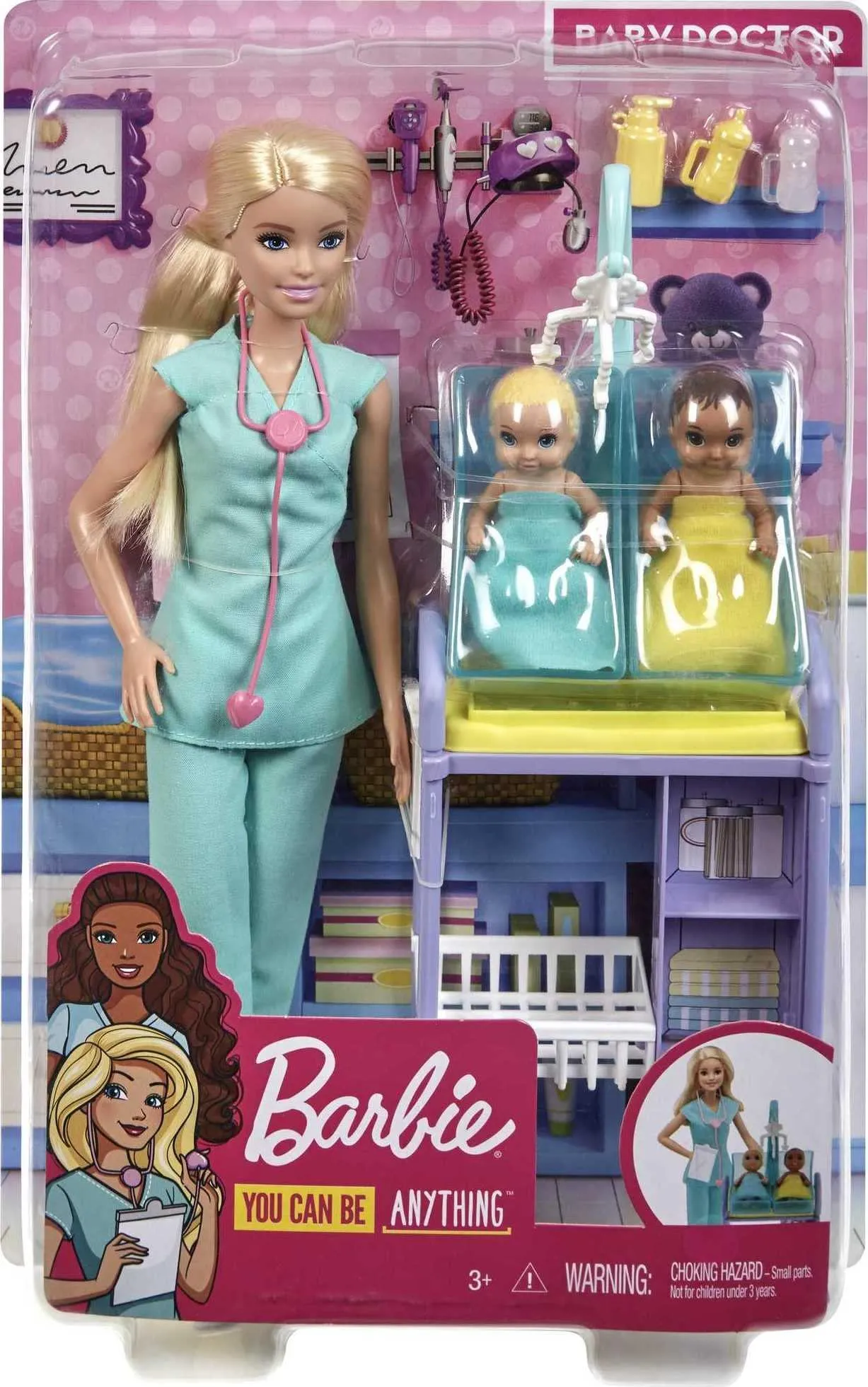 Barbie Baby Doctor Playset with Blonde Doll