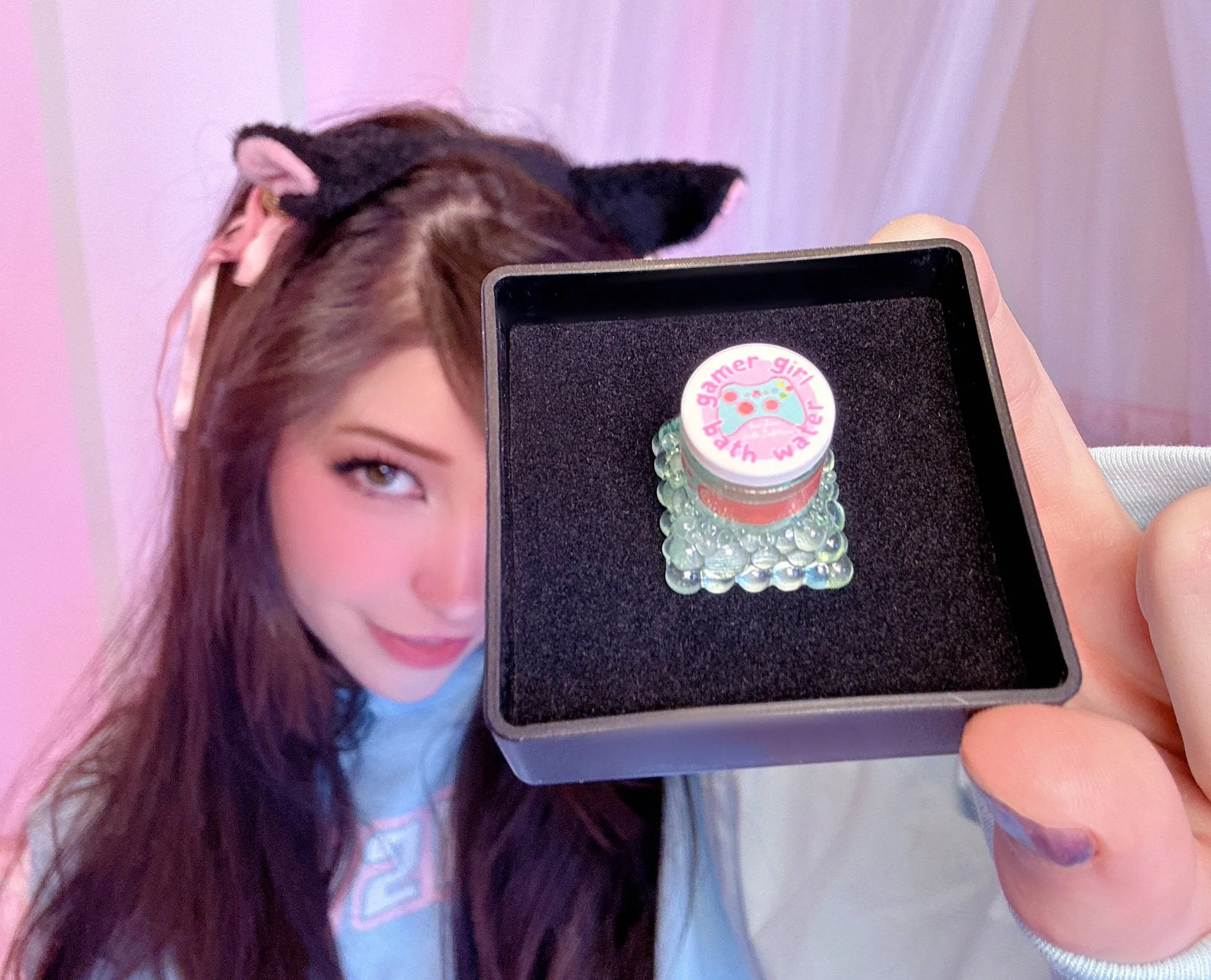 Belle Delphine Bathwater Bottle Keycap