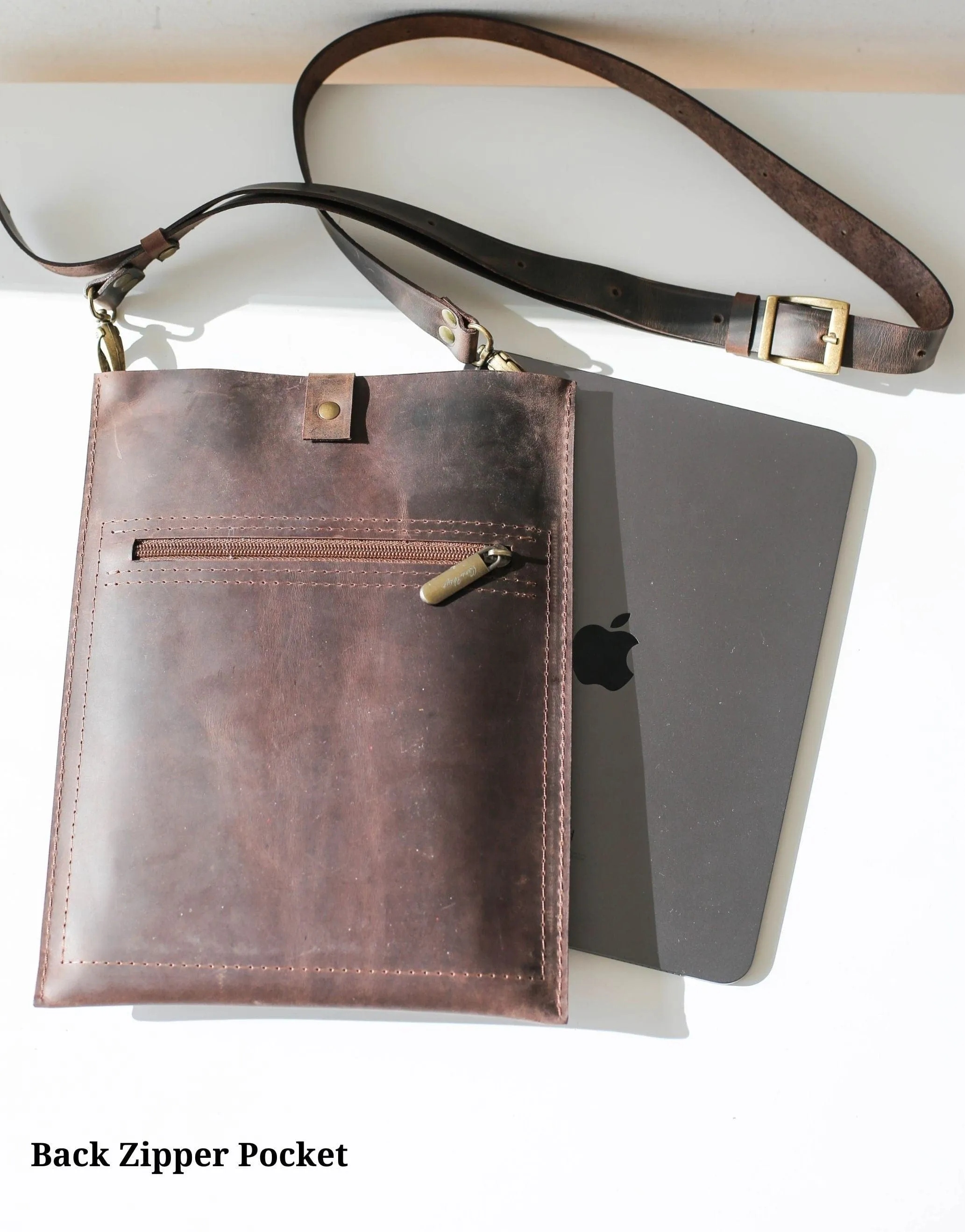 Black Leather Case for iPad