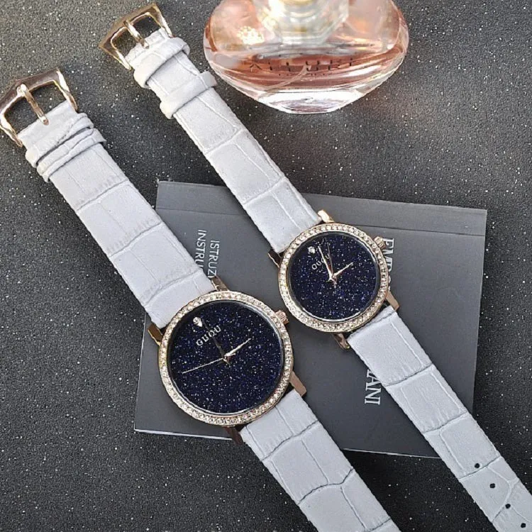 Blue Sandstone With Diamond Women's Watch