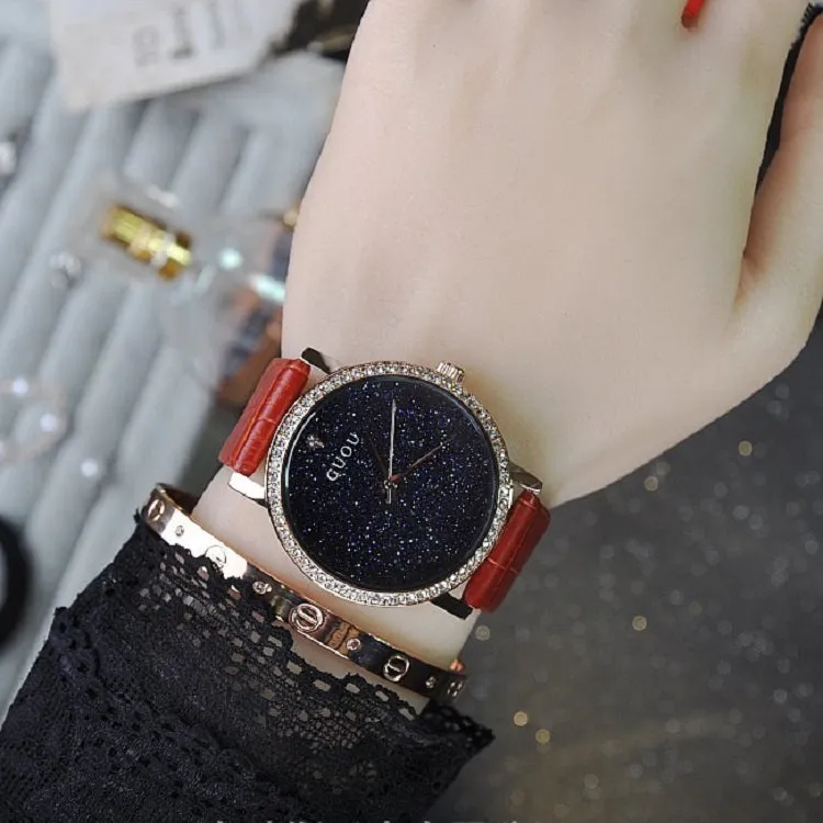 Blue Sandstone With Diamond Women's Watch