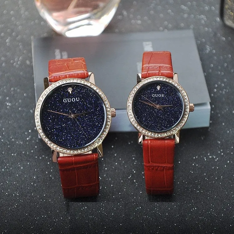 Blue Sandstone With Diamond Women's Watch