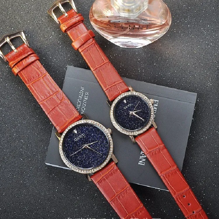 Blue Sandstone With Diamond Women's Watch