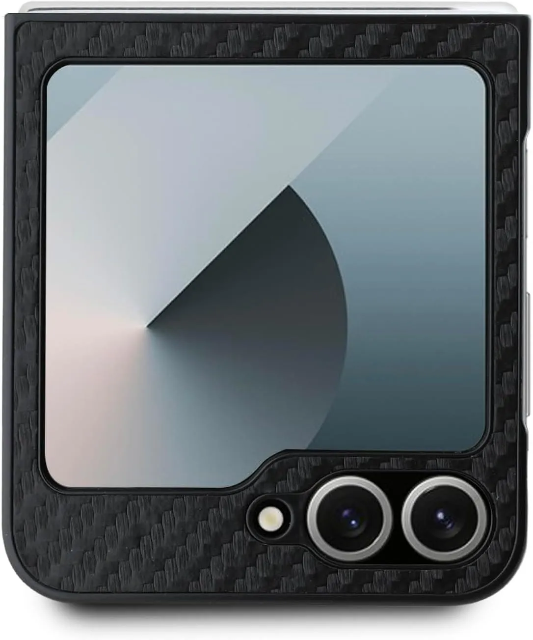 BMW Carbon Tricolour Case with MagSafe for Samsung Galaxy Z Flip 6 Black - BMHCZF623PUDTK