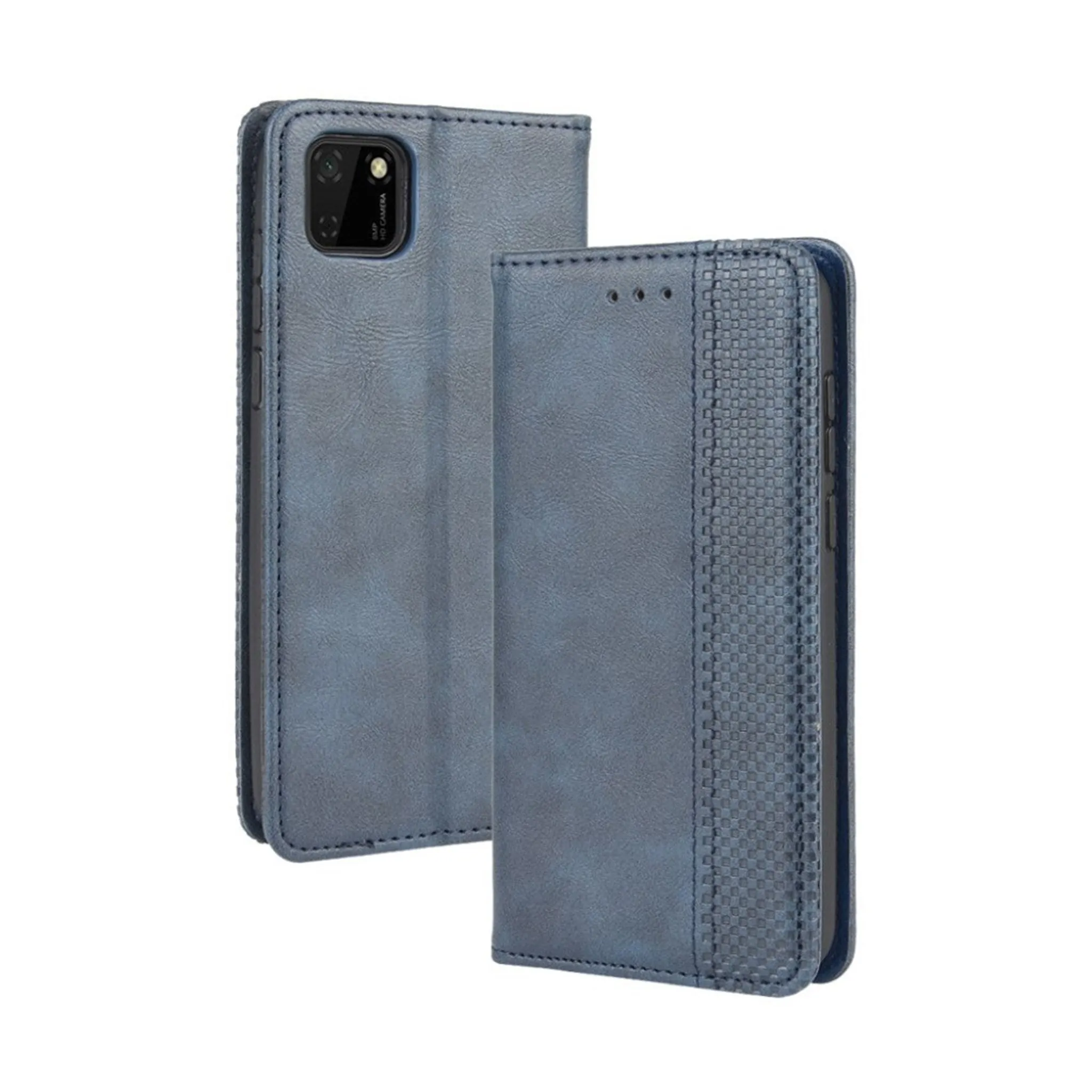 Bofink Vintage Huawei Y5p / Honor 9S leather case - Blue