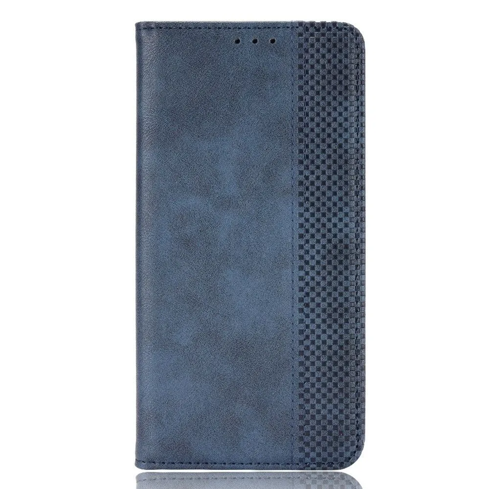 Bofink Vintage Vivo Y76s leather case - Blue