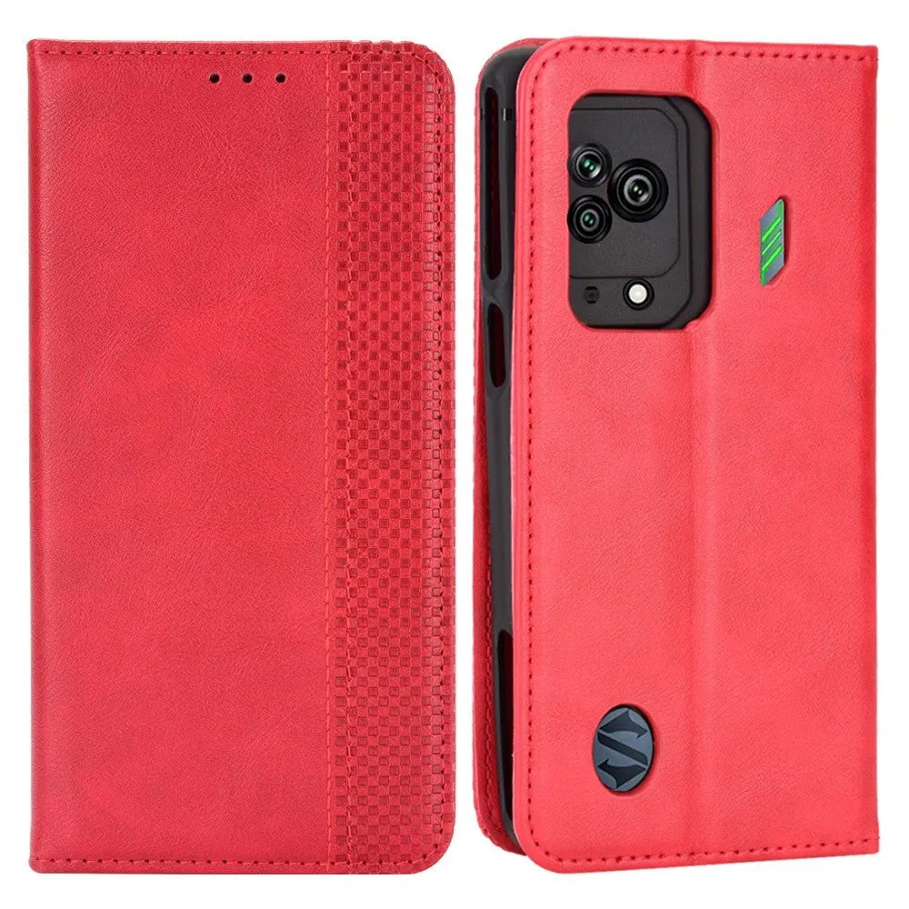 Bofink Vintage Xiaomi Black Shark 5 leather case - Red