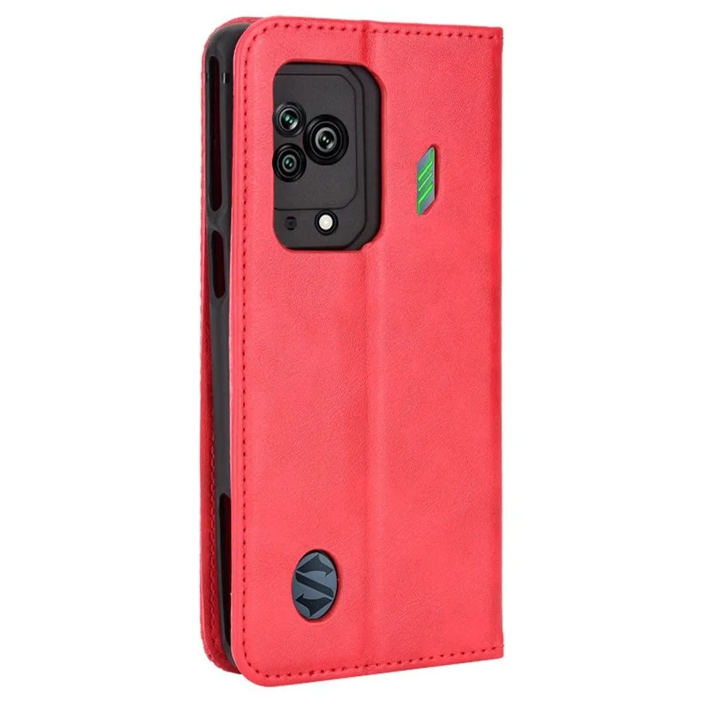 Bofink Vintage Xiaomi Black Shark 5 leather case - Red