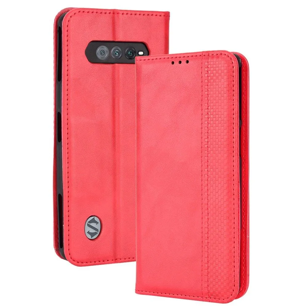 Bofink Vintage Xiaomi Black Shark 5 RS leather case - Red