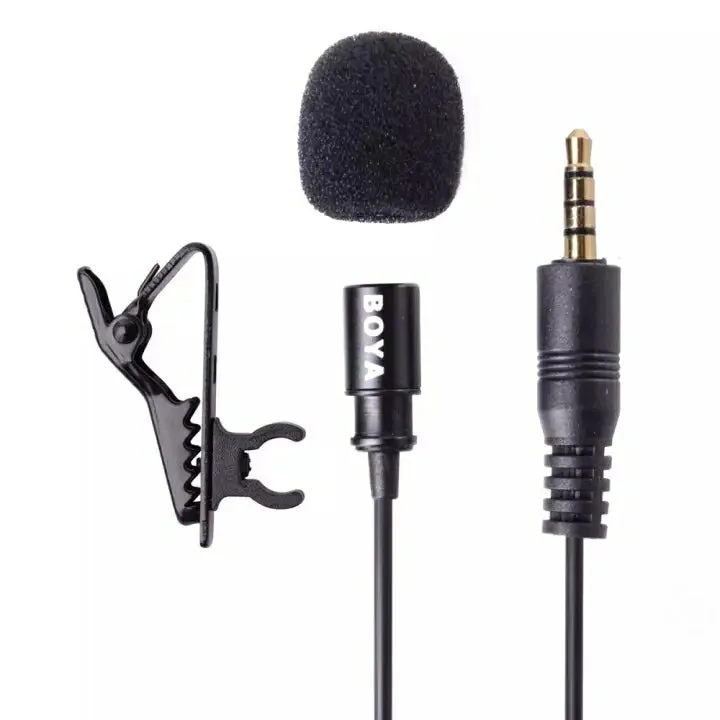 BOYA BY-LM10 Lavalier Clip-on Omnidirectional Condenser Microphone