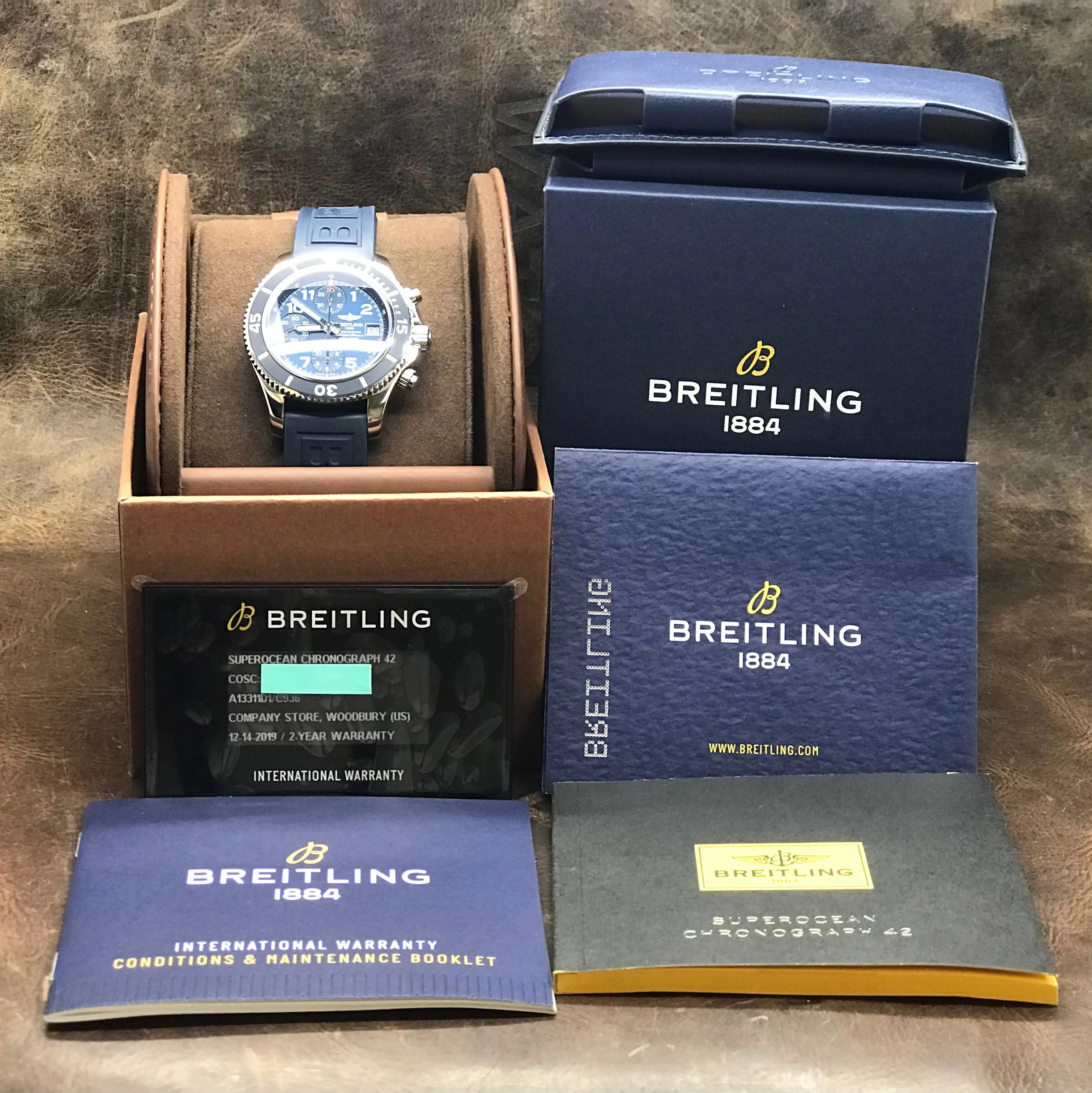 Breitling Superocean Chrono A13311 Blue Dial Automatic Men's Watch