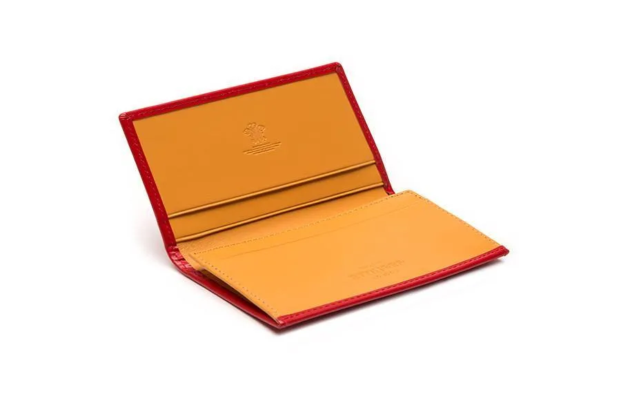 Bridle Visiting Card Case - Red